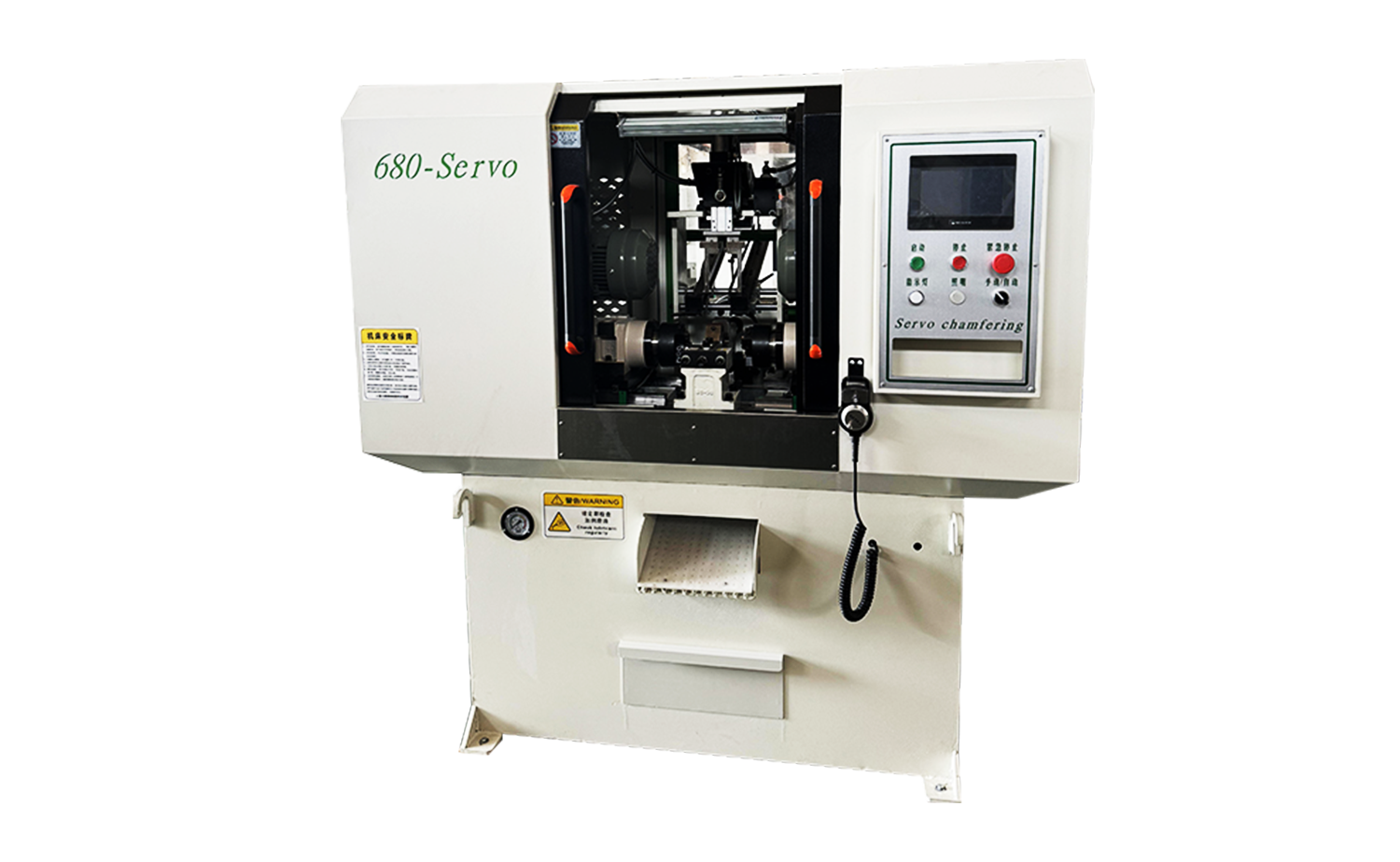 DEF680CNC Series Fast Speed Servo Double Head Tube Chamfering Machine